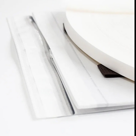 Fita adesiva permanente à prova d'água branca para envelopes de papelão